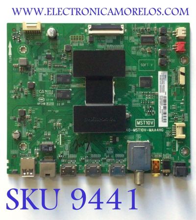MAIN PARA TV TCL / NUMERO DE PARTE 08-CS49TML-LC245AA / 40-MST10V-MAA4HG / 08-MS10V01-MA200AA / 08-MS10V01-MA300AA / V8-ST10K01 / DISPLAY ST4851D04-3 VER.2.1 / MODELO 49S517	